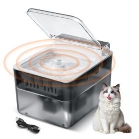 Wired Automatic Pet Fountain Dog Water Dispenser Automatic Sensing Function