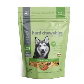 TREATIBLES Calm Hemp Oil Hard Chews Turkey L 45ct