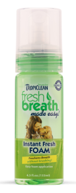 TROPICLEAN FreshBreath Fresh Mint Foam 4.5oz