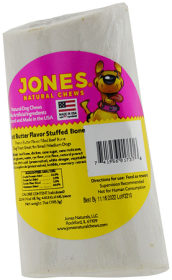 JONES Stuffed Bone Peanut Butter 4 inch