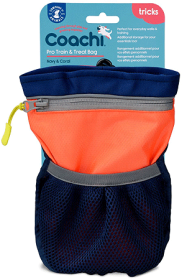 COACHI Pro Train & Treat Bag Navy/Coral