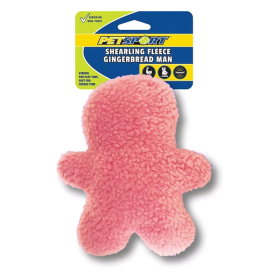 PETSPORT Shearling Fleece Gingerbread Man 10"