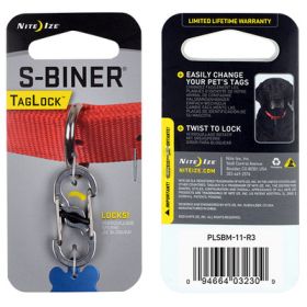 NITE IZE S-Biner TagLock Stainless Steel