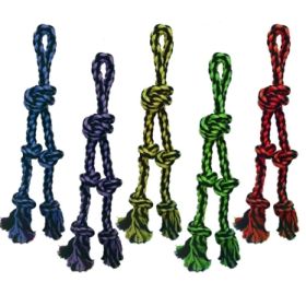 MULTIPET Nuts For Knots Rope w/Danglers 15"
