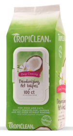 TROPICLEAN Wipes Deep Cleaning 100ct