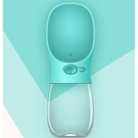 Pet Water Cup Outdoor Portable Water Bottle (Option: Blue-350ML)