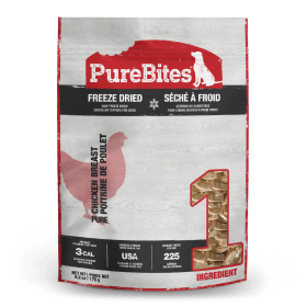 PURE BITES Freeze Dried Chicken (Option: Breast 6.2oz)