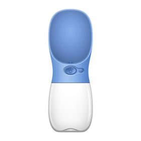 Pet Water Cup Outdoor Portable Water Bottle (Option: Sea blue-350ML)