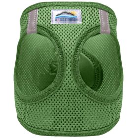 American River Solid Ultra Choke Free Dog Harness (Color: Dark Forest Green, size: XX-Small)