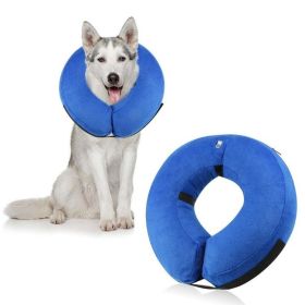Soft Dog Cone Collar for After Surgery - Inflatable Dog Neck Donut Collar - Elizabethan Collar for Dogs Recovery (Collar Colors: CQLQ05 Cows Point hook and loop, size: S)