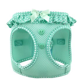American River Choke Free Dog Harness Polka Dot Collection > Harness (Color: Teal Polka Dot, size: 2X-Large)