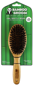 ALCOTT Bamboo Groom Bristle Brush (Option: L)