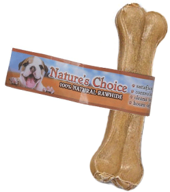 LOVING PETS Pressed Rawhide Bone (Option: 12")