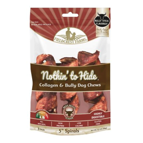 NOTHIN' TO HIDE Bully Spirals (Option: 5" 3pk)