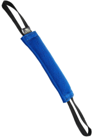 DOGLINE Viper French Linen Tug (Option: 12" x 2" Blue)