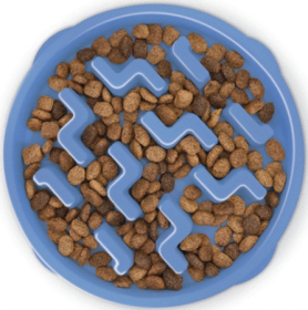 OUTWARD HOUND Fun Feeder Slo (Option: Bowl Blue L)