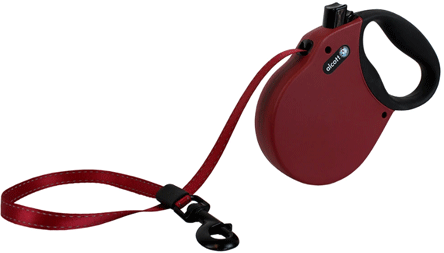 P.A.W. Adventure Retractable Leash (Option: Red S)