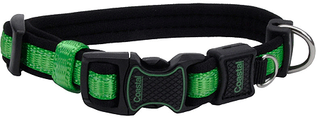 COASTAL Inspire Adjustable Collar 5/8 x 12 (Option: 18" Green)