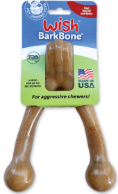 PET QWERKS Wish BarkBone Bacon (Option: L)