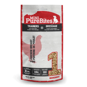 PURE BITES Trainers Mini Dog Treats (Option: Chicken Breast 2.1oz)