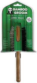 ALCOTT Bamboo Groom Combo Brush (Option: S/M)