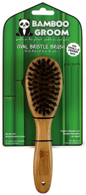 ALCOTT Bamboo Groom Bristle Brush (Option: S/M)