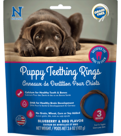 N BONE Puppy Teething Rings (Option: Grain Free Blueberry & BBQ 3pk)