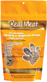 REAL MEAT Treats Chicken/Venison (Option: 12oz)
