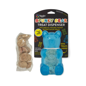 SPUNKY PUP Spunky Bear Treat Dispenser (Option: M)