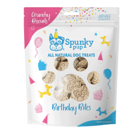 SPUNKY PUP Biscuits (Option: Birthday Bites Peanut Butter 24oz)