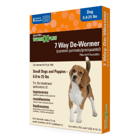 SENTRYHC 7 Way De Wormer Small Dog (Option: 6ct)