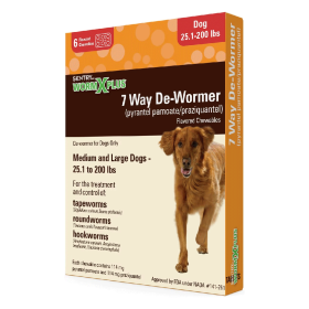 SENTRYHC 7 Way De Wormer Large Dog (Option: 6ct)