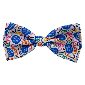 HUXLEY & KENT Bow Tie Happy Got Me Day (Option: L)