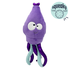 HUXLEY & KENT Dog Slappies Squiggly Squid (Option: L)