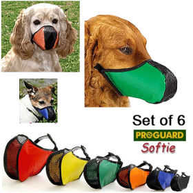 PROGUARD Softie Muzzle (Option: Set of 6)