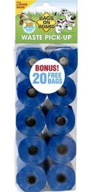 BAGS ON BOARD Refill Bags Blue (Option: 140ct)