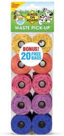BAGS ON BOARD Refill Bags Rainbow (Option: 140ct)