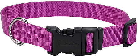 COASTAL Tuff Adjustable Dog Collar 3/8 x 8 (Option: 12 Orchid)